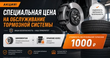 Тормоза под контролем — выгодное обслуживание